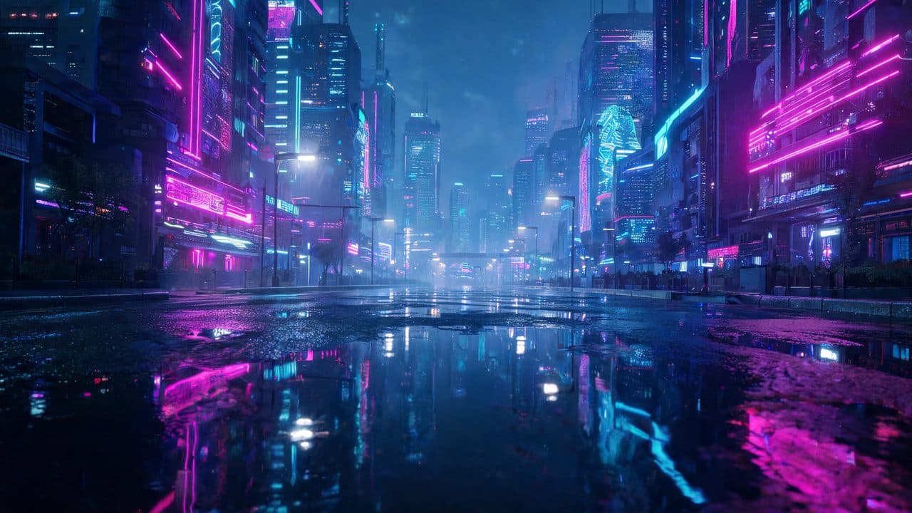 霓虹夜